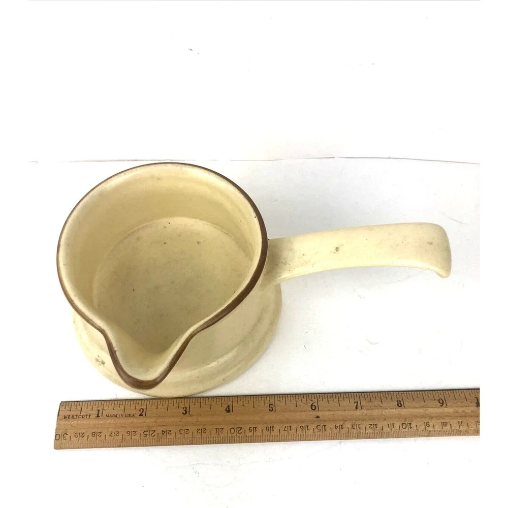 Pfaltzgraff Village Gravy Boat Pour Spout Handle Bowl #434‎ Discontinued